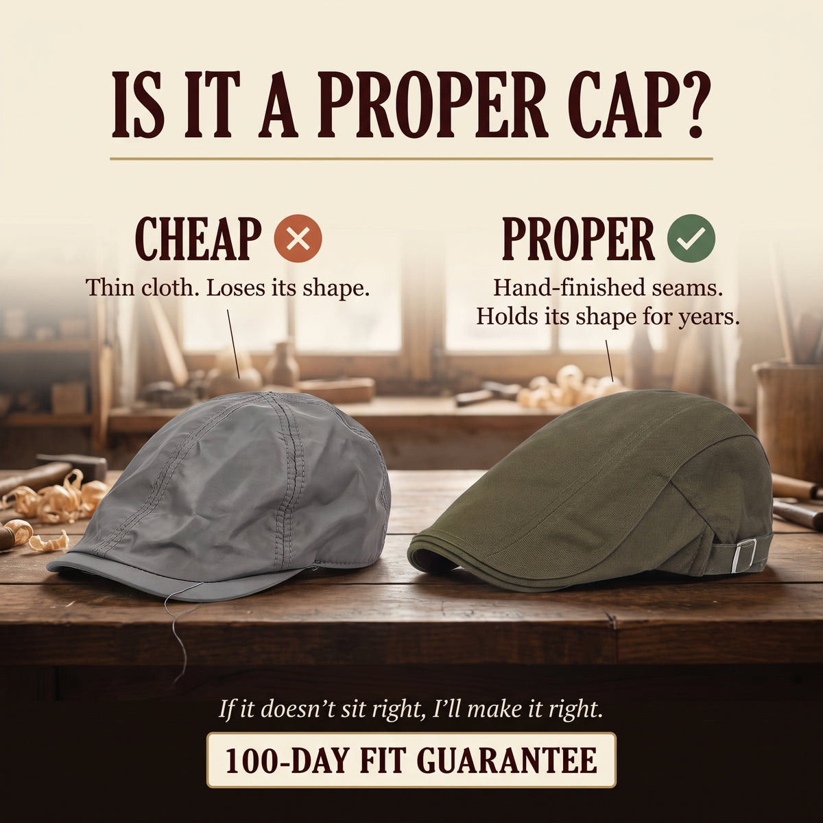 Classic Driver Cap — CLIFDEN — is it a proper cap