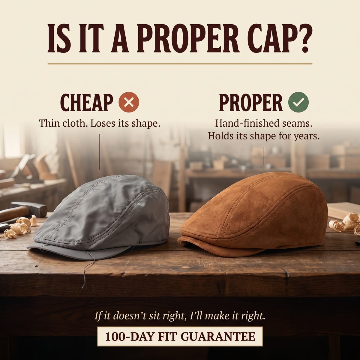 Suede Classic Cap — GARGRAVE — is it a proper cap