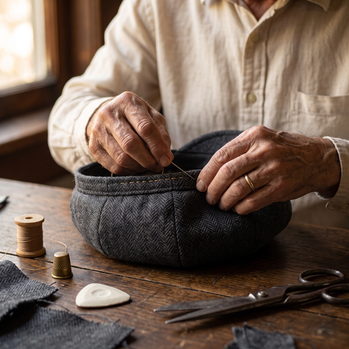 Ashby Cap — ILKLEY — hand-finished by Edmund