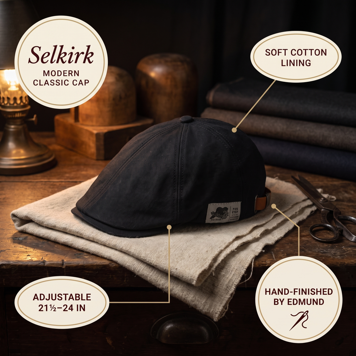 Modern Classic Cap — SELKIRK — details