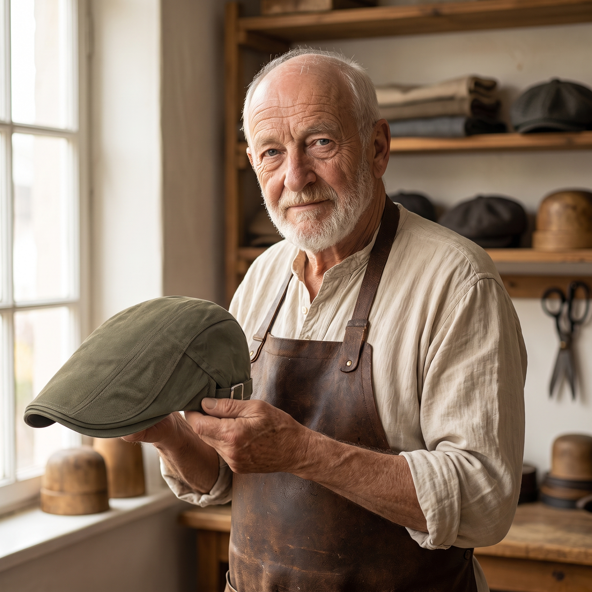 Classic Driver Cap — RAMSBOTTOM — Edmund in his workshop