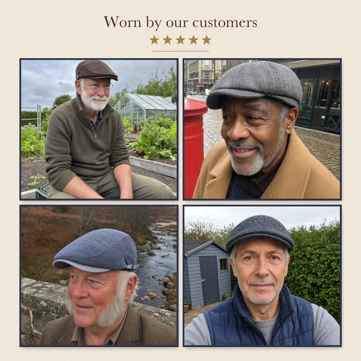 Workman's Denim Cap — ALSTON — worn by our customers