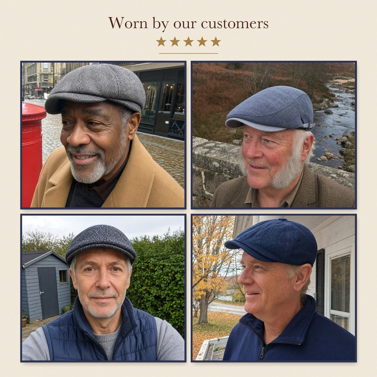 Denim Stitch Cap — CUPAR — worn by our customers