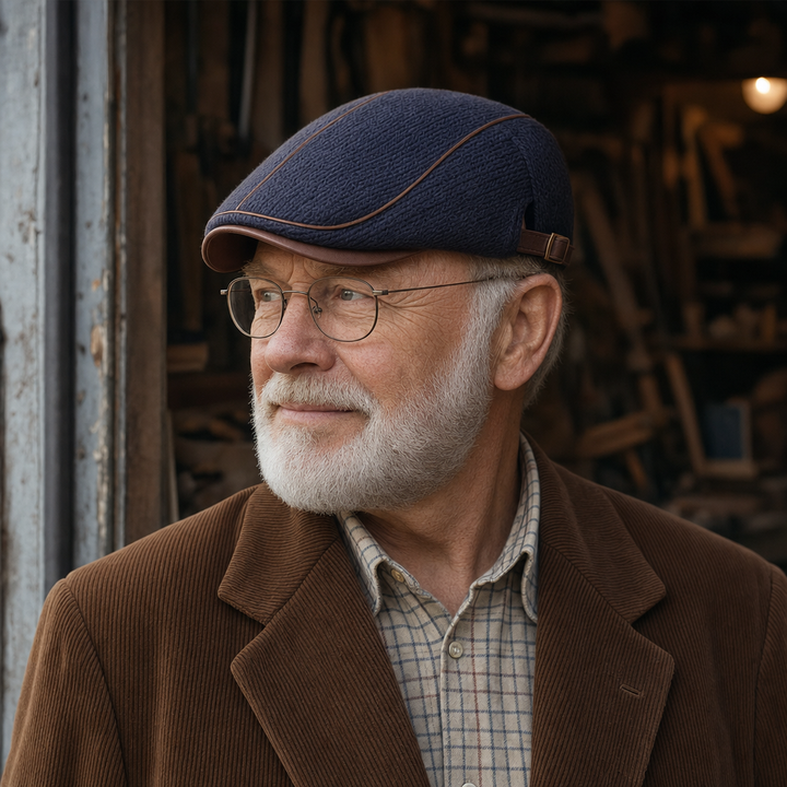 Heritage Knit Cap — PADSTOW worn by a customer
