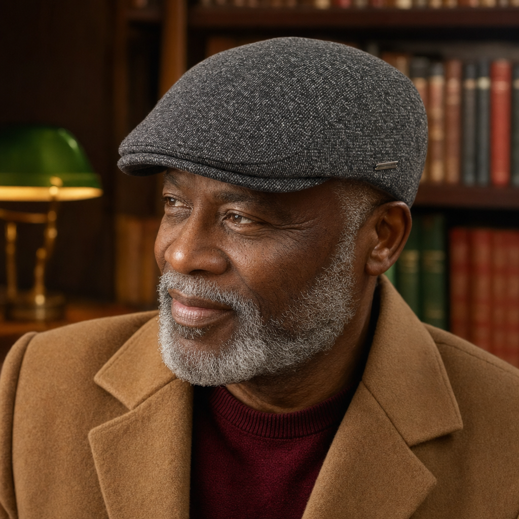 Heritage Wool Cap — GLOSSOP worn by a customer