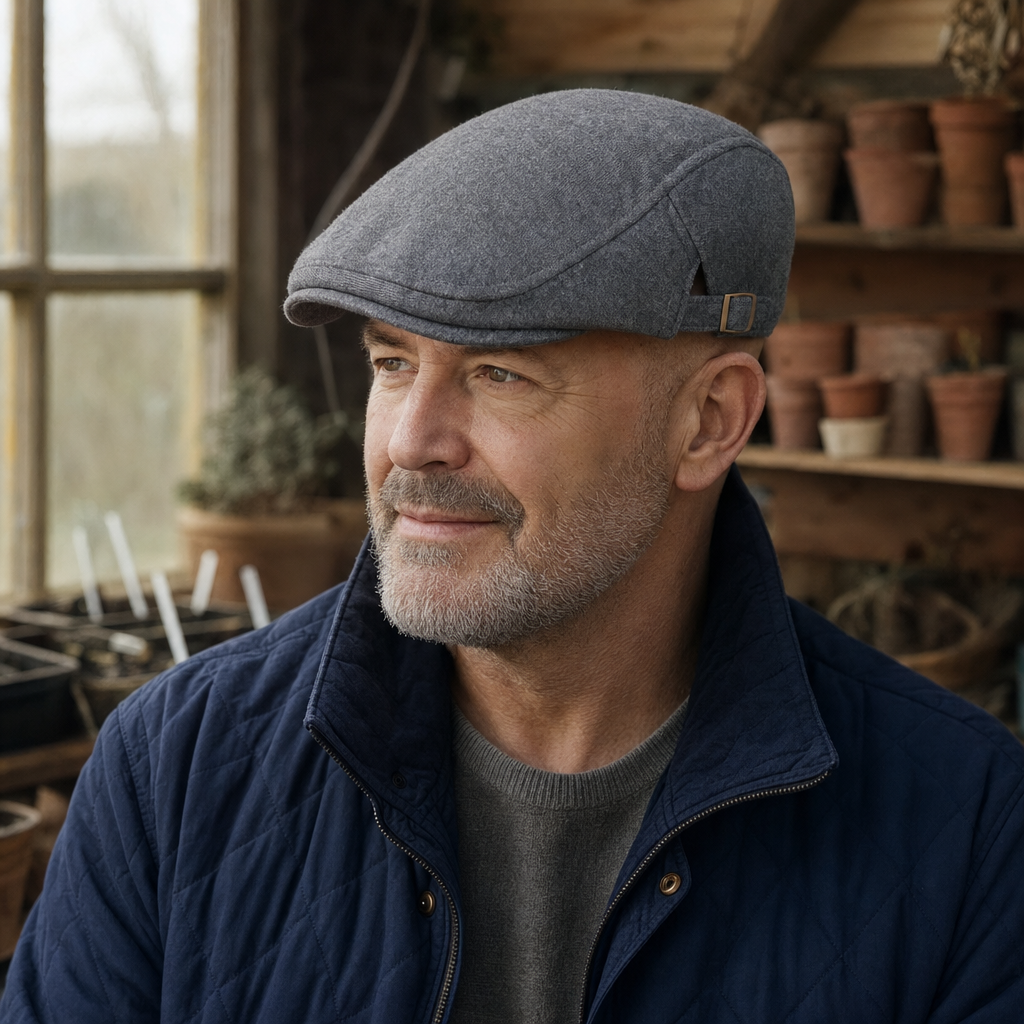 Stretch Knit Cap — LEYBURN worn by a customer