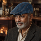 Denim Stitch Cap — CUPAR 5