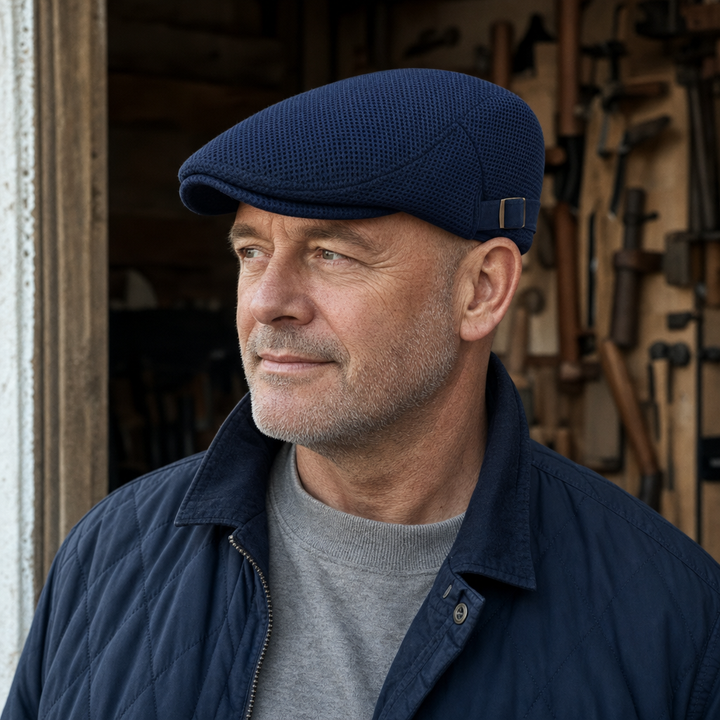 Breathable Mesh Cap — SLIGO worn by a customer