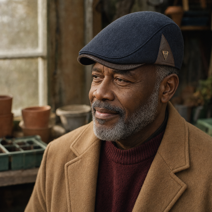 Vintage Panel Cap — KEIGHLEY worn by a customer