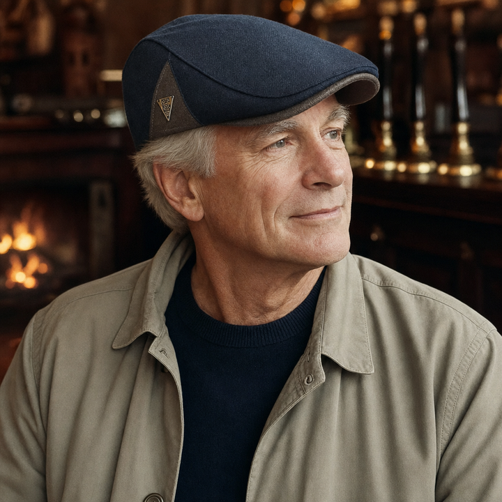 Vintage Panel Cap — BUILTH worn by a customer