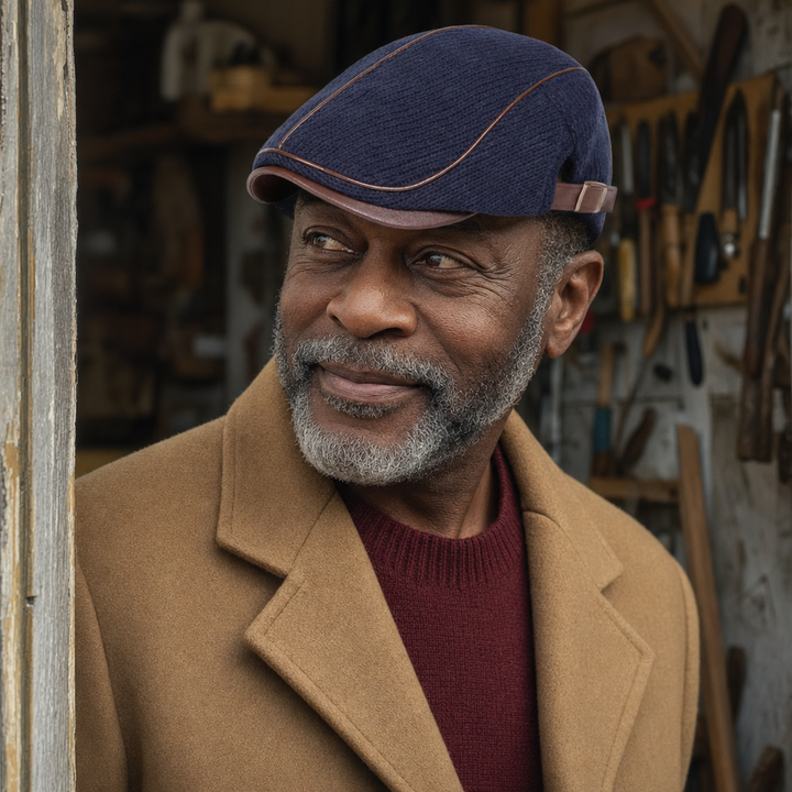 Heritage Knit Cap — CALLANDER worn by a customer