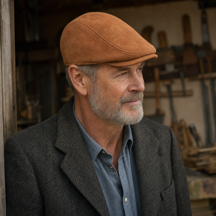Suede Classic Cap — GARGRAVE worn by a customer