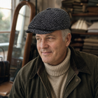 Tweed Newsboy Cap — SETTLE 4