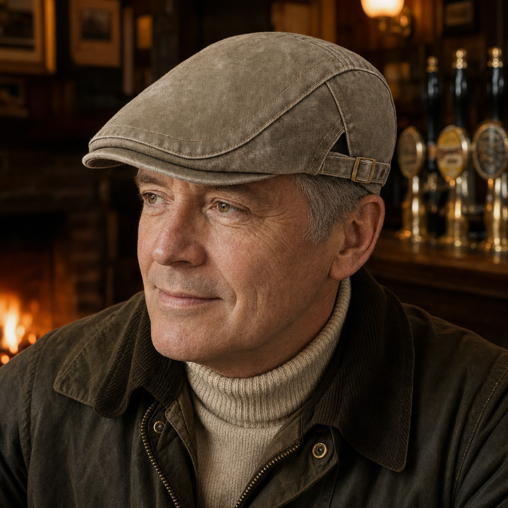 Vintage Washed Cap — BAKEWELL worn by a customer