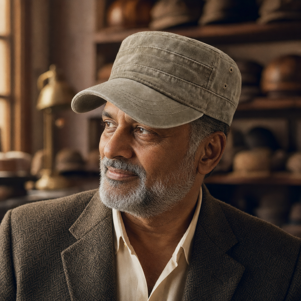 Field Cotton Cap — COLNE worn by a customer