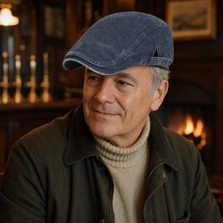 Vintage Washed Cap — BRECON worn by a customer
