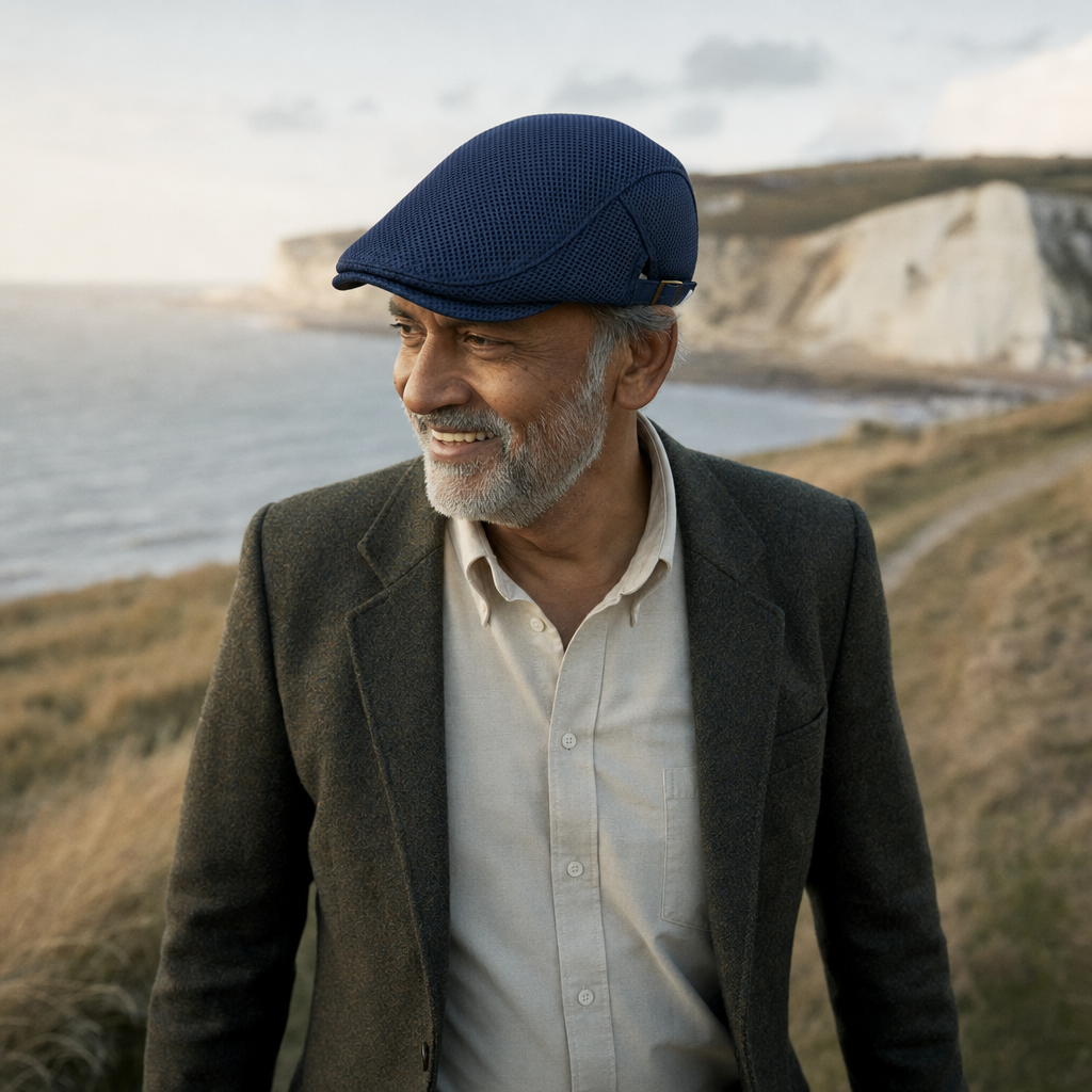 Breathable Mesh Cap — BUXTON worn outdoors