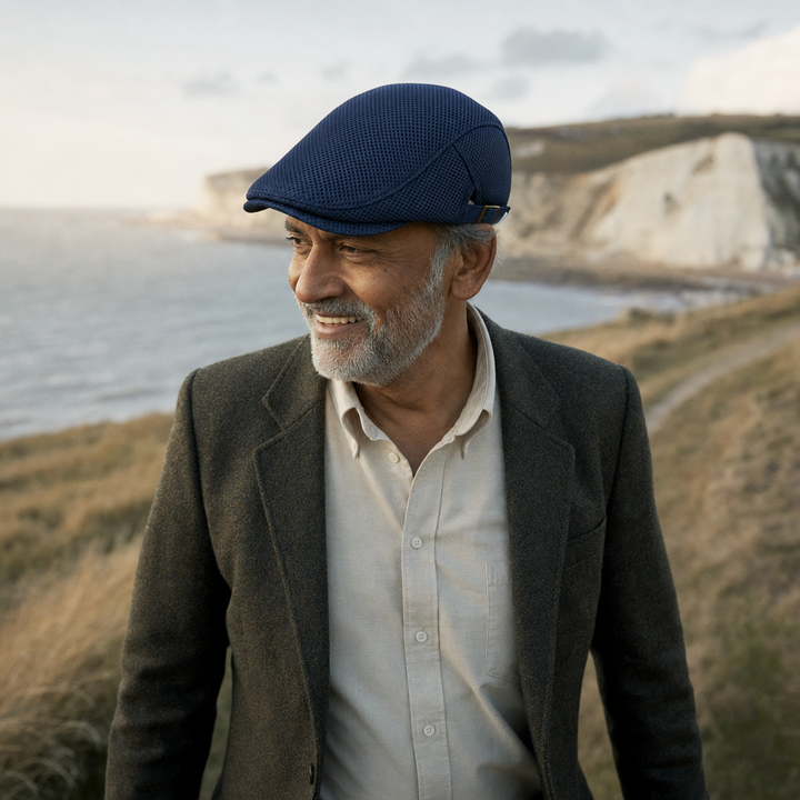 Breathable Mesh Cap — BUXTON worn outdoors