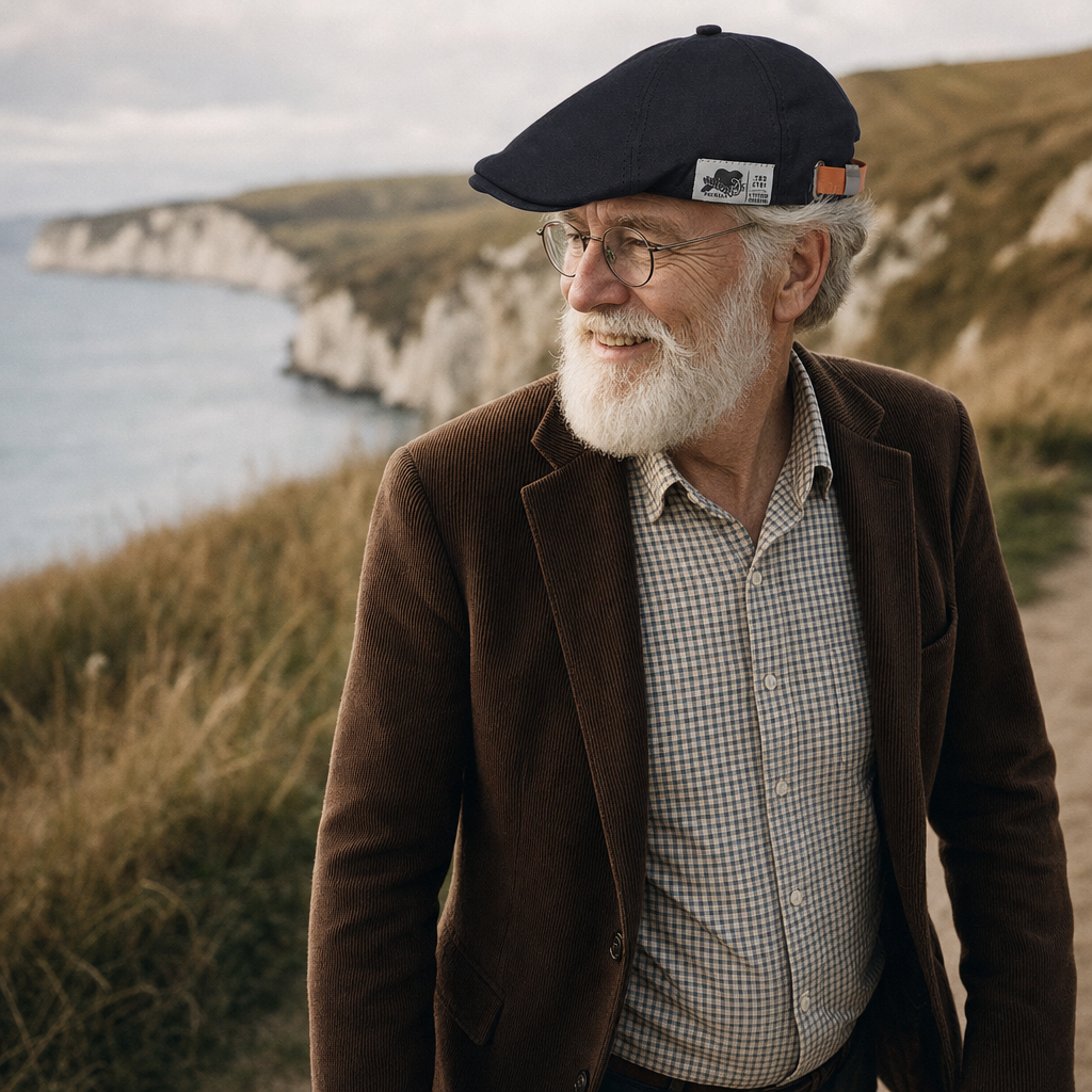 Modern Classic Cap — SELKIRK worn outdoors