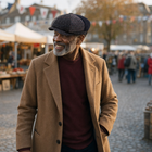 Wool Patchwork Cap — MALHAM 4