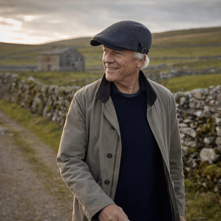 Heritage Wool Cap — LANARK worn outdoors
