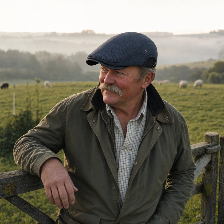 Everyday Driver Cap — HEBDEN worn outdoors