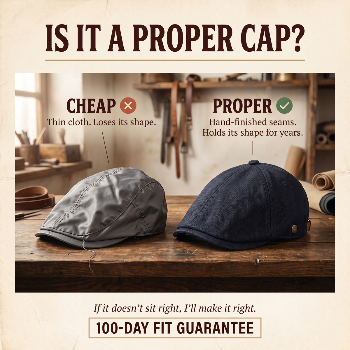 Modern Classic Cap — SELKIRK — is it a proper cap