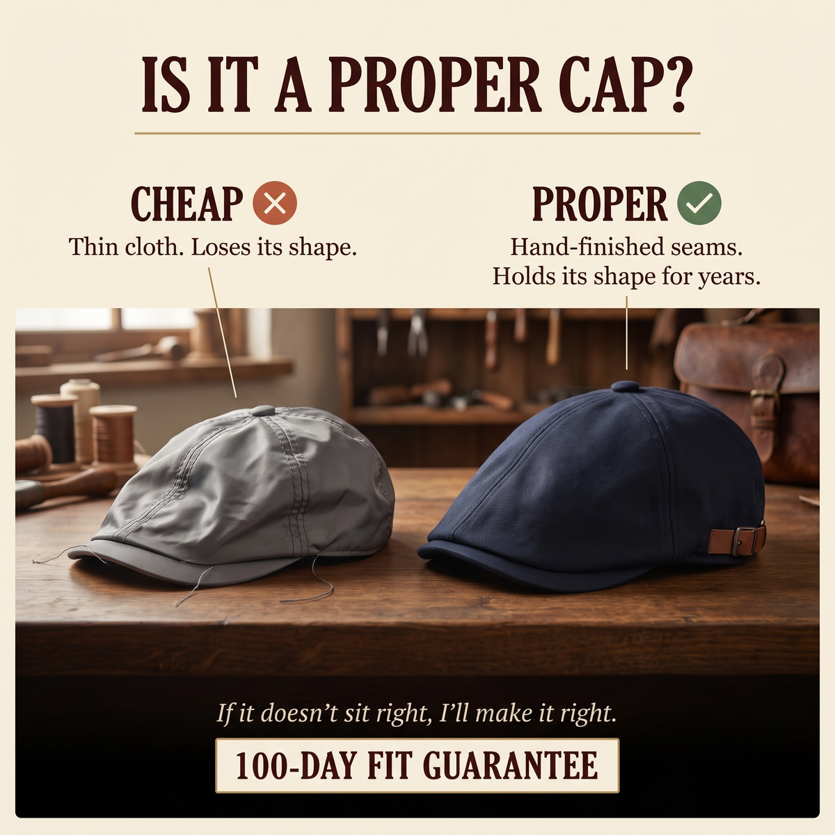 Modern Classic Cap — SADDLEWORTH — is it a proper cap