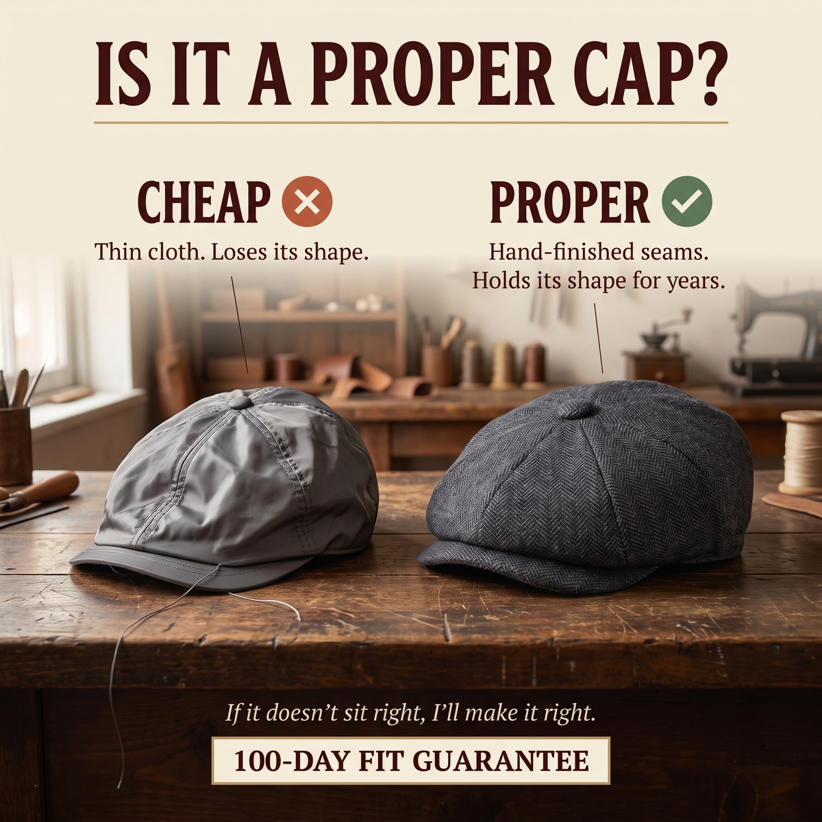 Ashby Cap — KESWICK — is it a proper cap