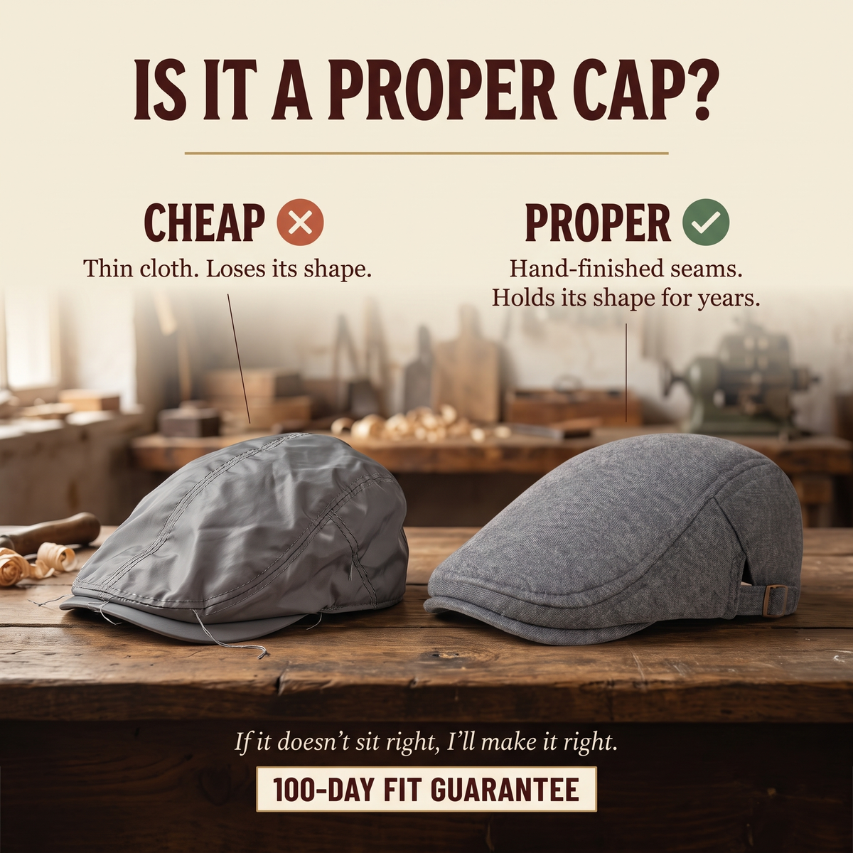 Stretch Knit Cap — LEYBURN — is it a proper cap