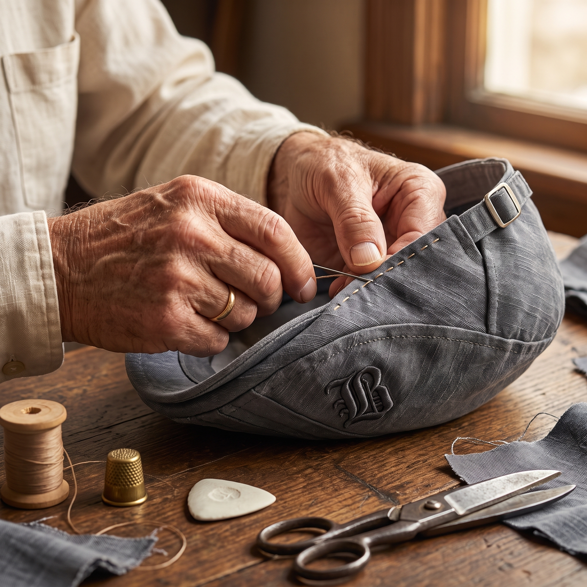 Field Cap — THIRSK — hand-finished by Edmund