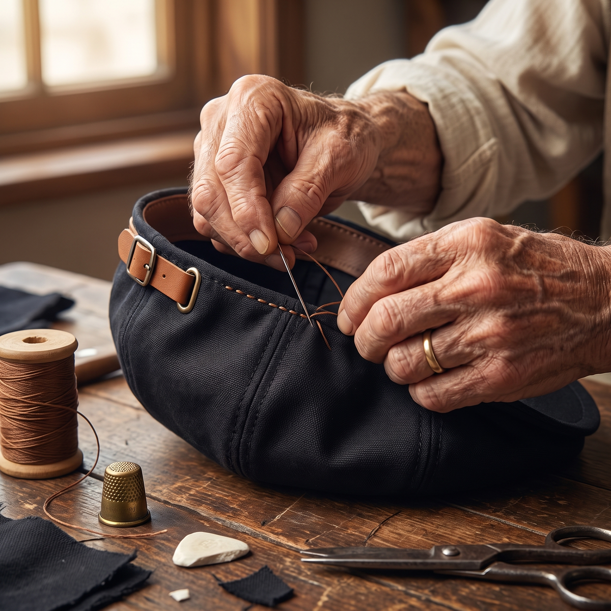 Modern Classic Cap — SELKIRK — hand-finished by Edmund