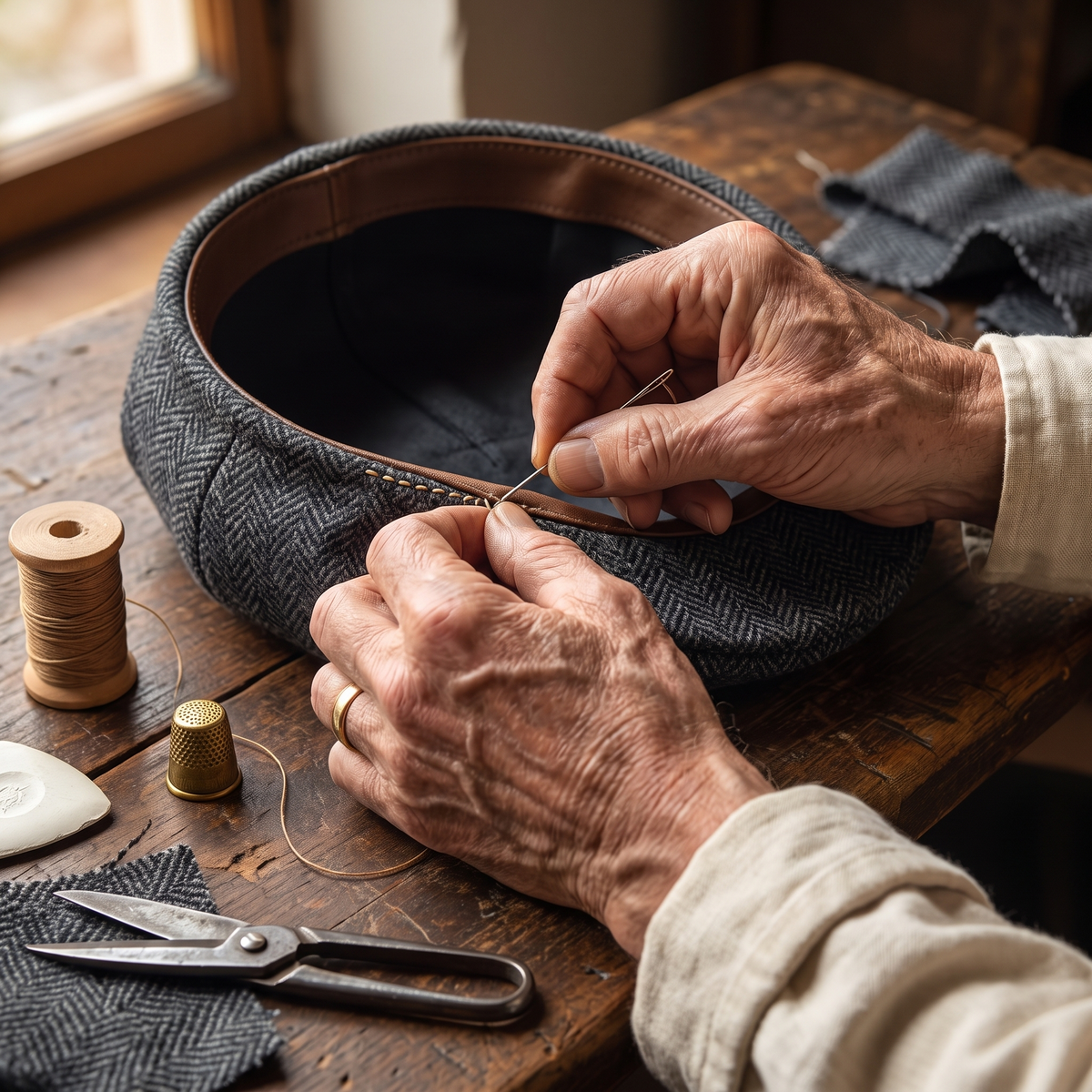 Ashby Cap — KESWICK — hand-finished by Edmund