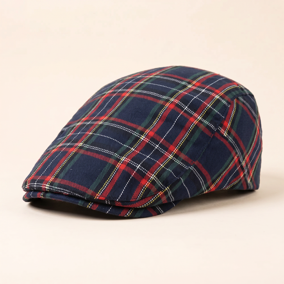 Festive Plaid Cap — ELGIN