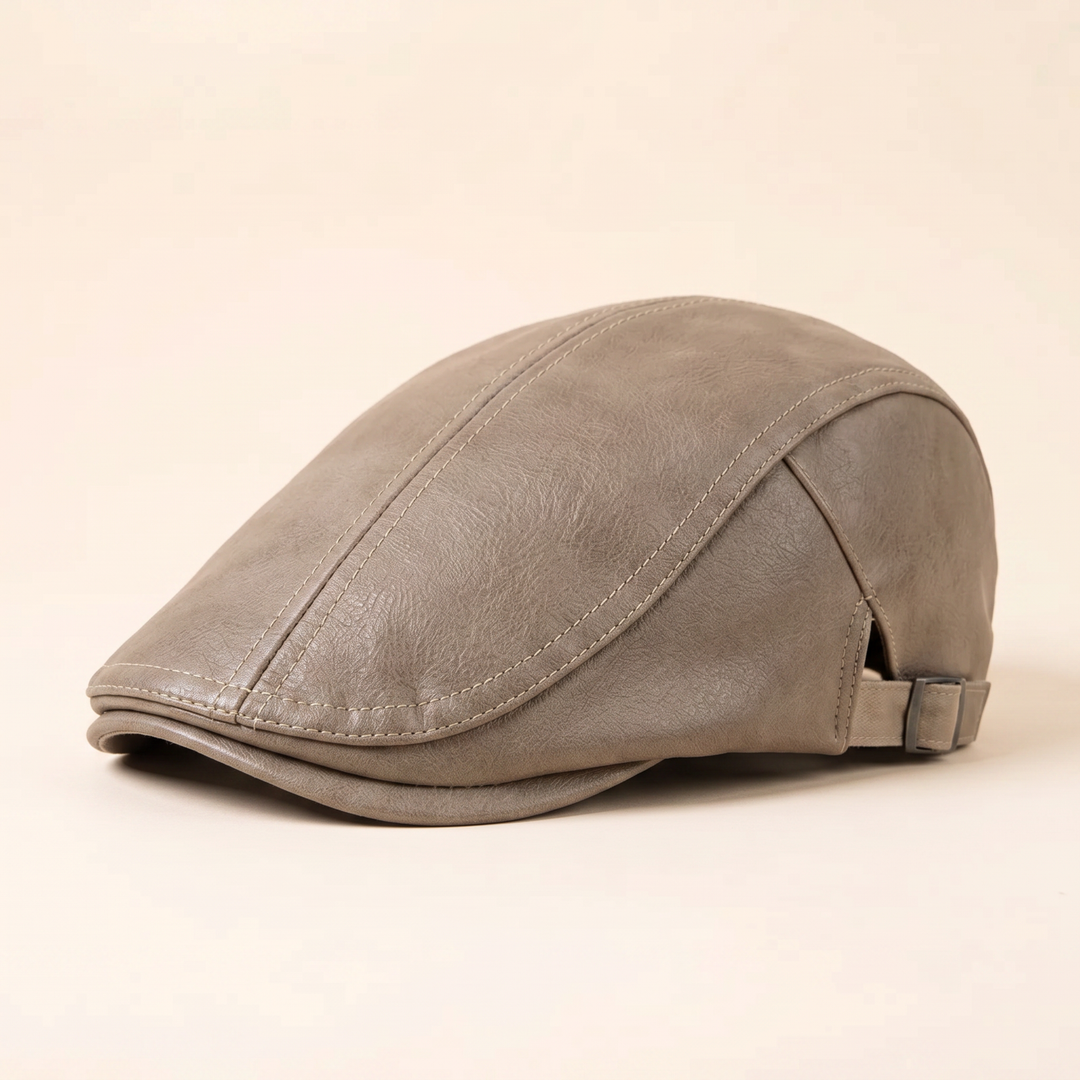 Heritage Leather Cap — SEDBERGH