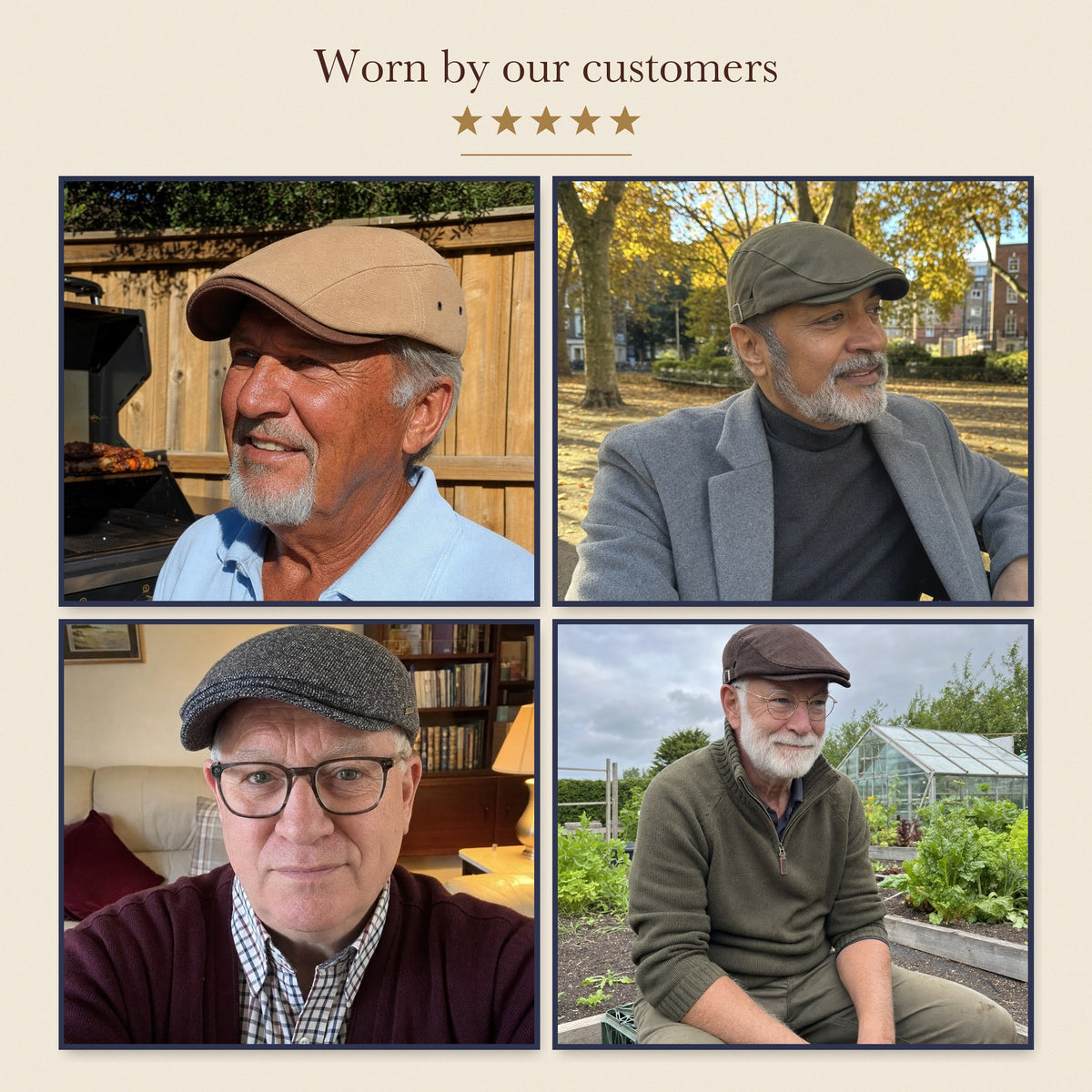 Herringbone Wool Cap — ROSSENDALE — worn by our customers