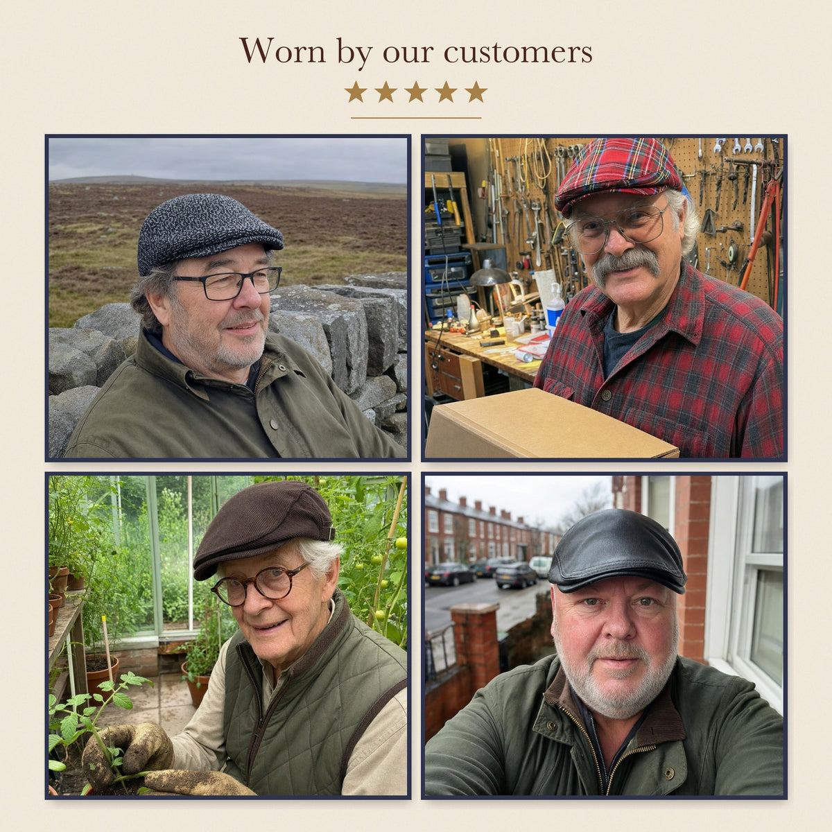 Workman's Denim Cap — CONGLETON — worn by our customers