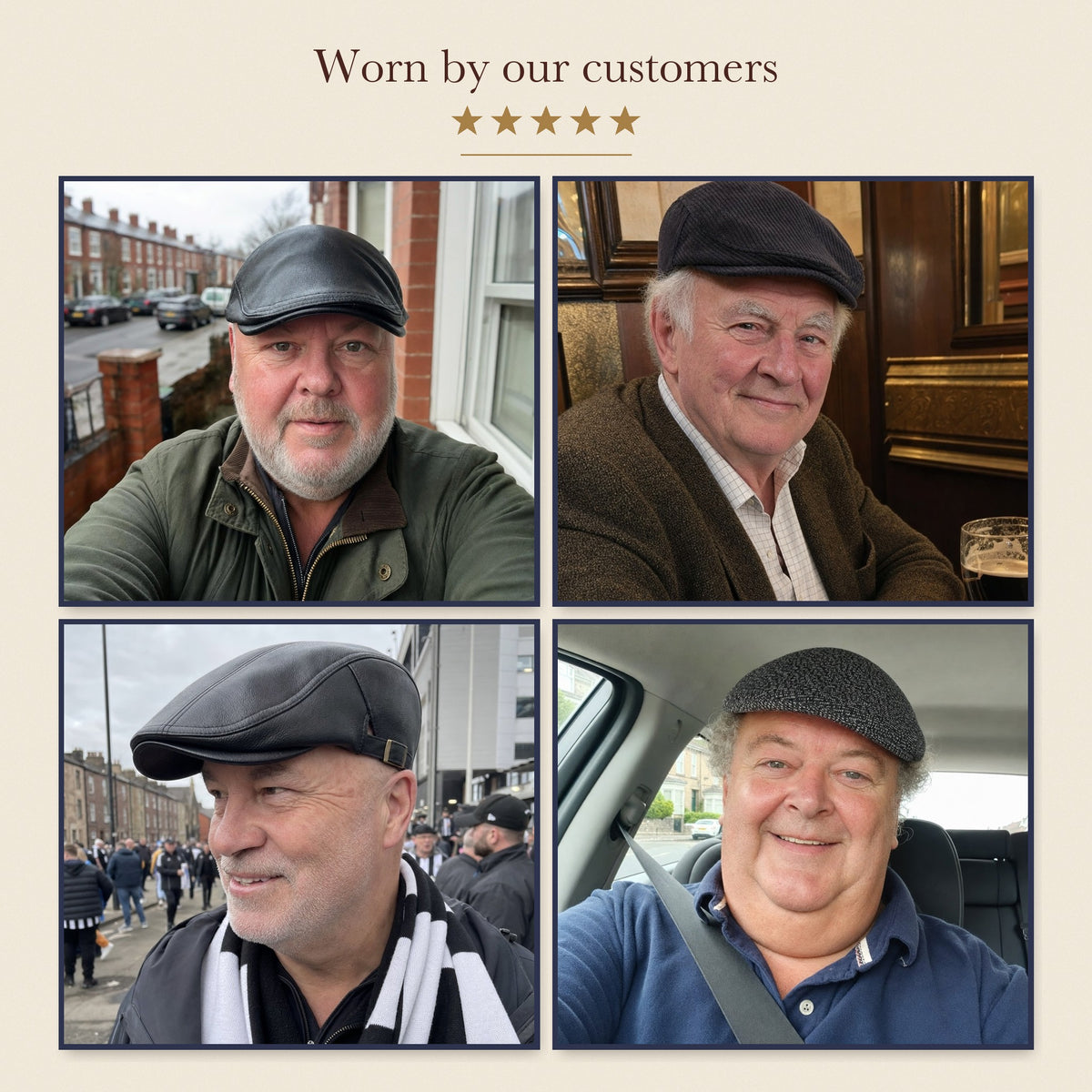 Modern Classic Cap — SELKIRK — worn by our customers