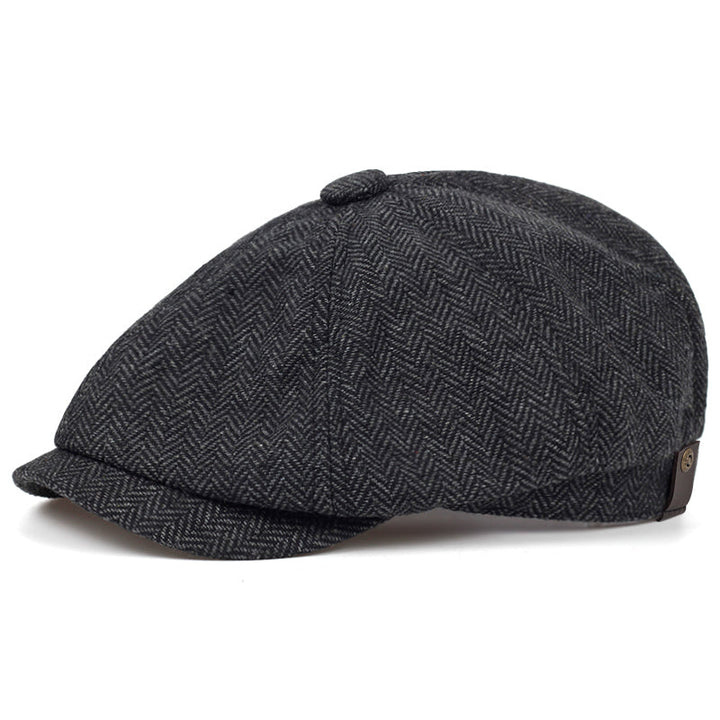 Herringbone Wool Cap — DUMFRIES
