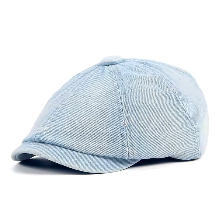 Denim Newsboy Cap — KELSO