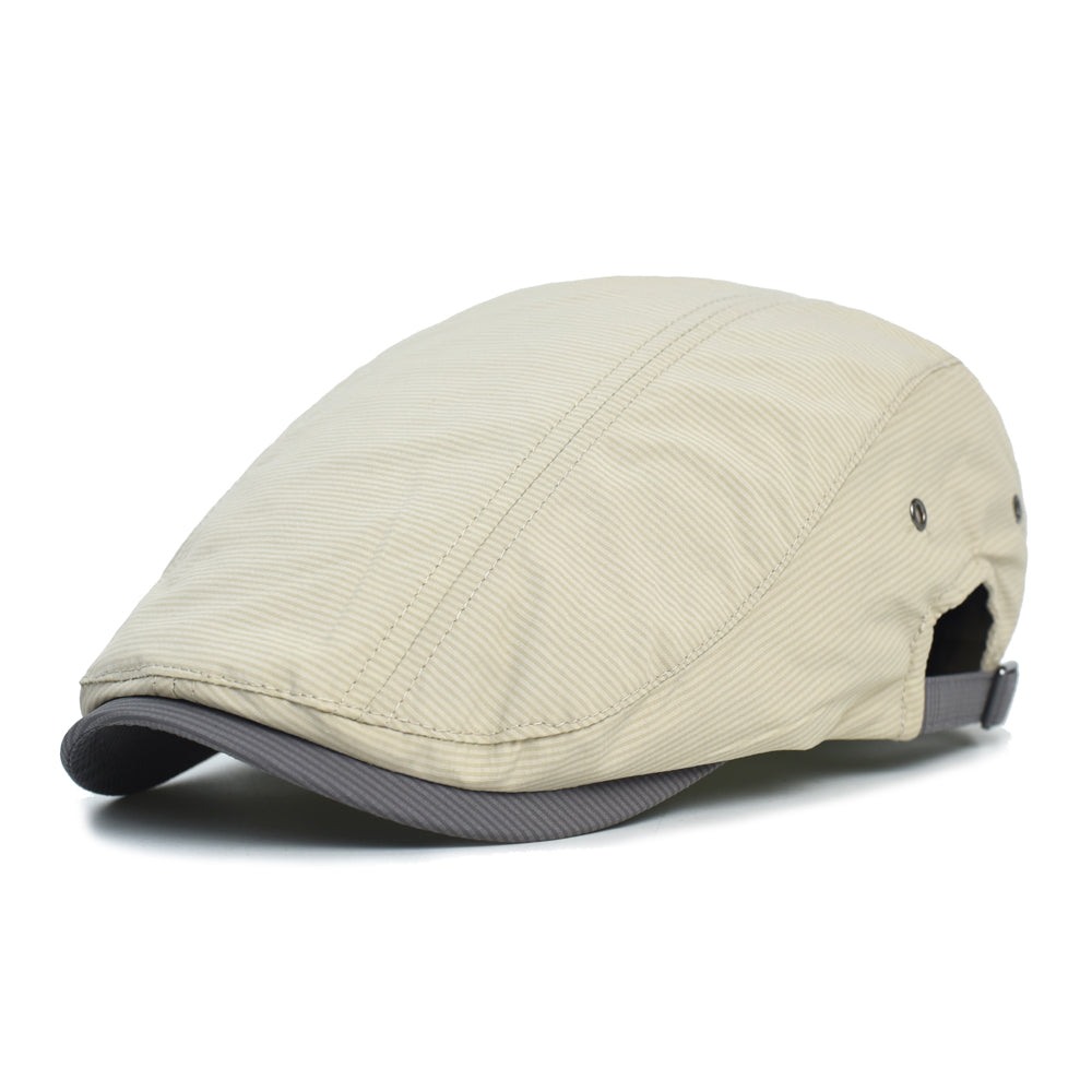 Pinstripe Cotton Cap — BRAMPTON