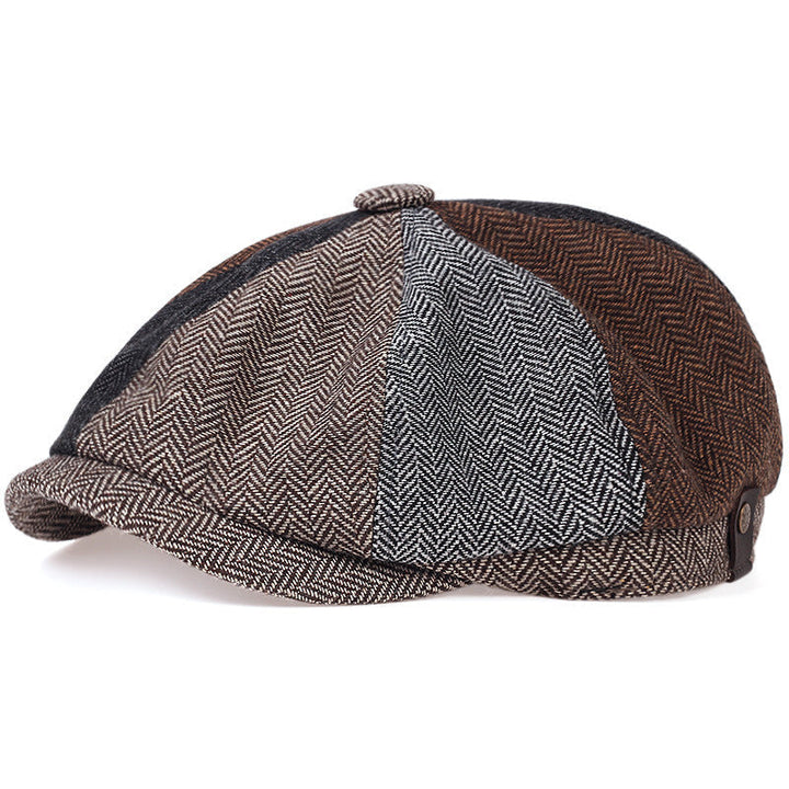 Herringbone Wool Cap — DUMFRIES