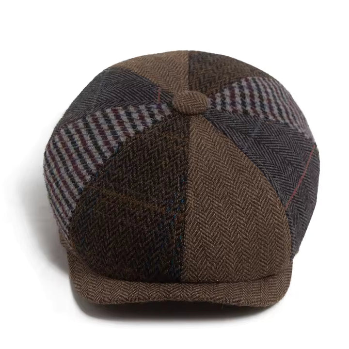 Wool Patchwork Cap — NANTWICH
