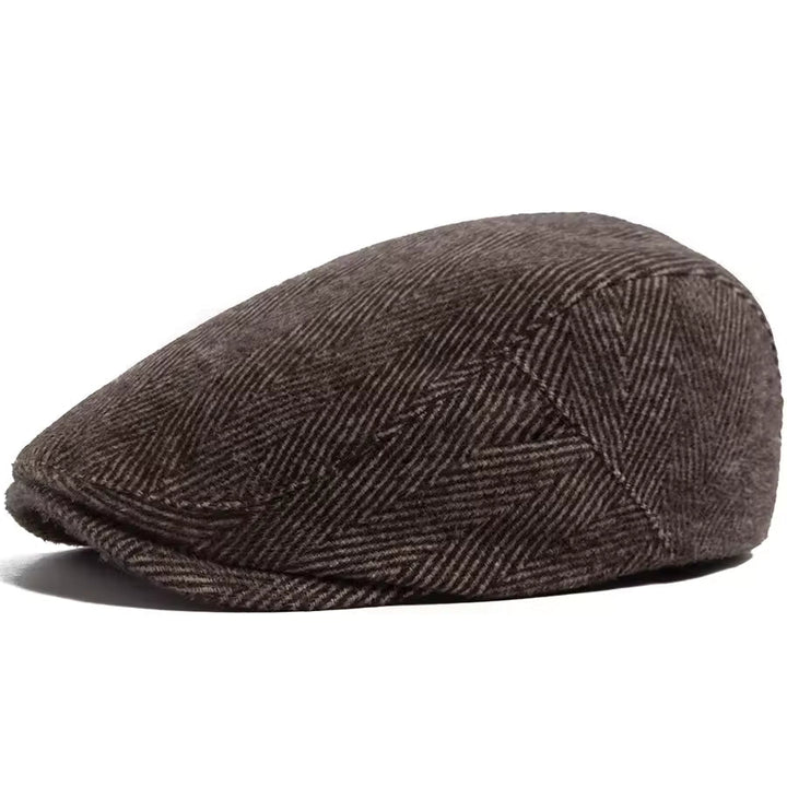 Herringbone Wool Cap — MOFFAT