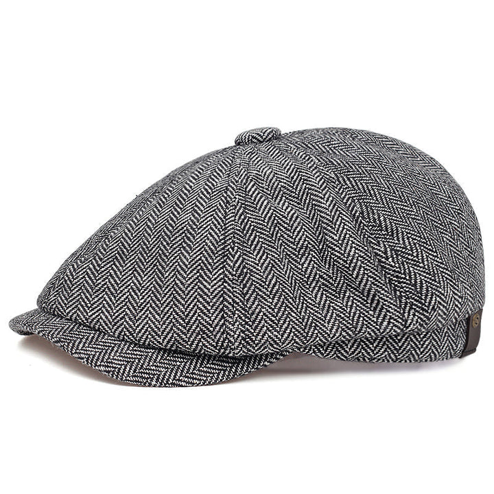 Herringbone Wool Cap — DUMFRIES