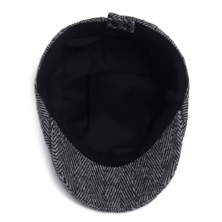 Herringbone Wool Cap — MOFFAT