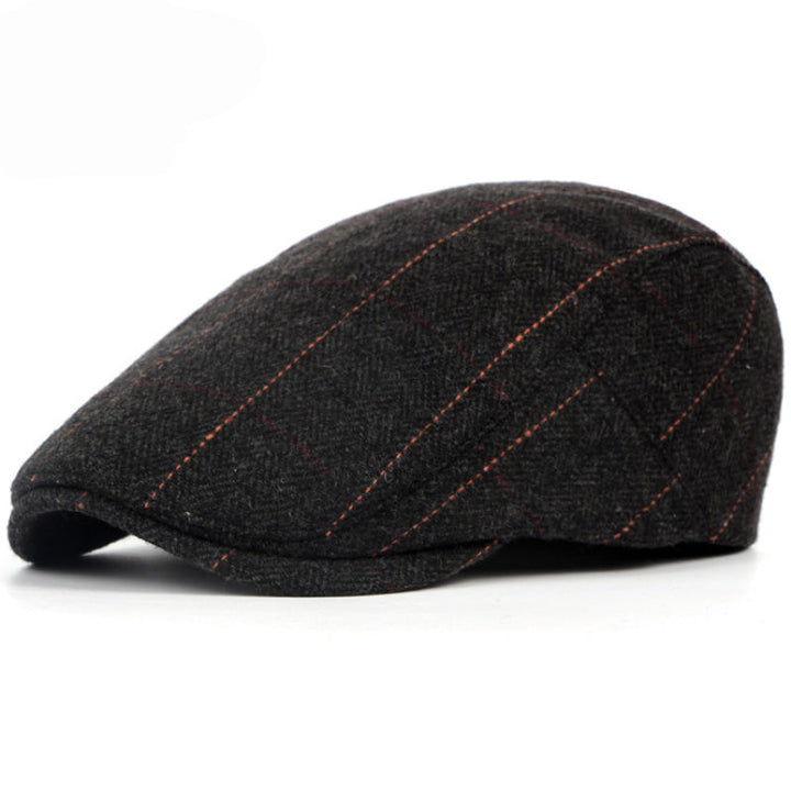 Pinstripe Herringbone Cap — APPLEBY