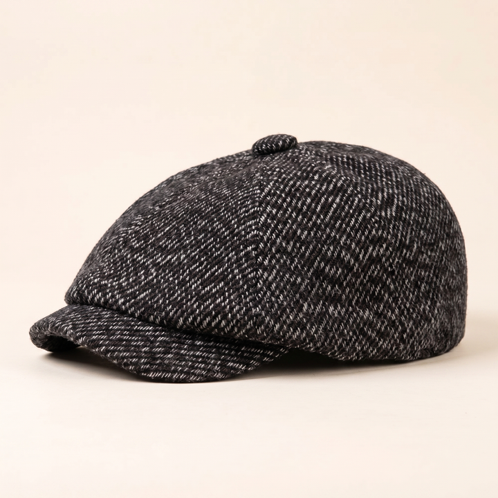 Tweed Newsboy Cap — SETTLE
