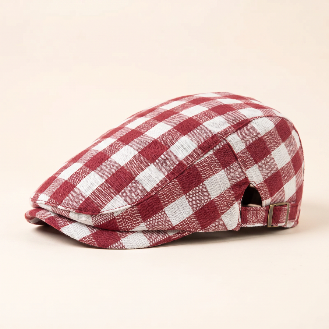 Wool Herringbone Flat Cap — KENDAL