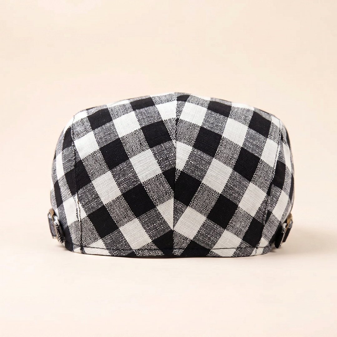 Wool Herringbone Flat Cap — KENDAL